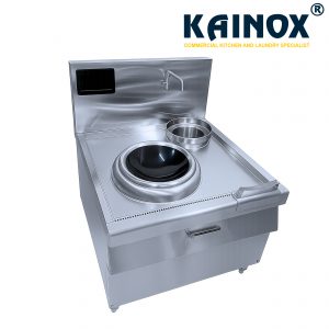 Bếp Á 1 Họng Điện Từ Có 1 Nồi Hâm KAINOX