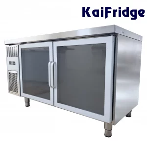 Bàn Mát 2 cánh kính KaiFridge 1m2