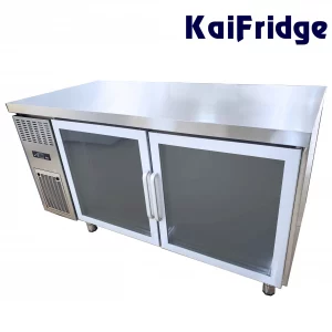 Bàn Mát 2 cánh kính KaiFridge 1m2