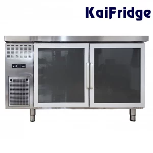 Bàn Mát 2 cánh kính KaiFridge 1m2