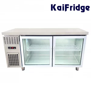 Bàn Mát 2 cánh kính KaiFridge 1m2