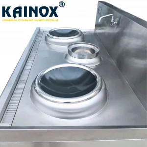 Bếp Á 2 Họng Điện Từ Có 1 Nồi Hâm