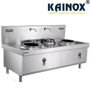 Bếp Á 2 Họng Điện Từ Có 2 Nồi Hâm