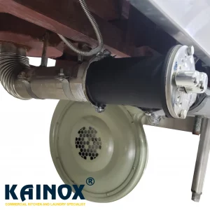 Bếp Á dùng Gas 2 họng đốt có 1 Nồi Hâm có quạt thổi