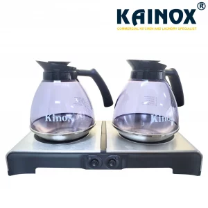 Bếp hâm cafe đôi và 2 bình Kinox