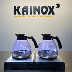 Bếp hâm cafe đôi và 2 bình Kinox