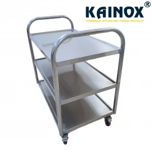 Xe Đẩy Inox 3 Tầng