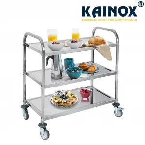 Xe Đẩy Inox 3 Tầng