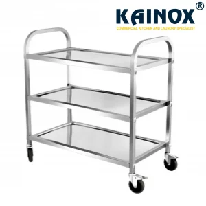 Xe Đẩy Inox 3 Tầng