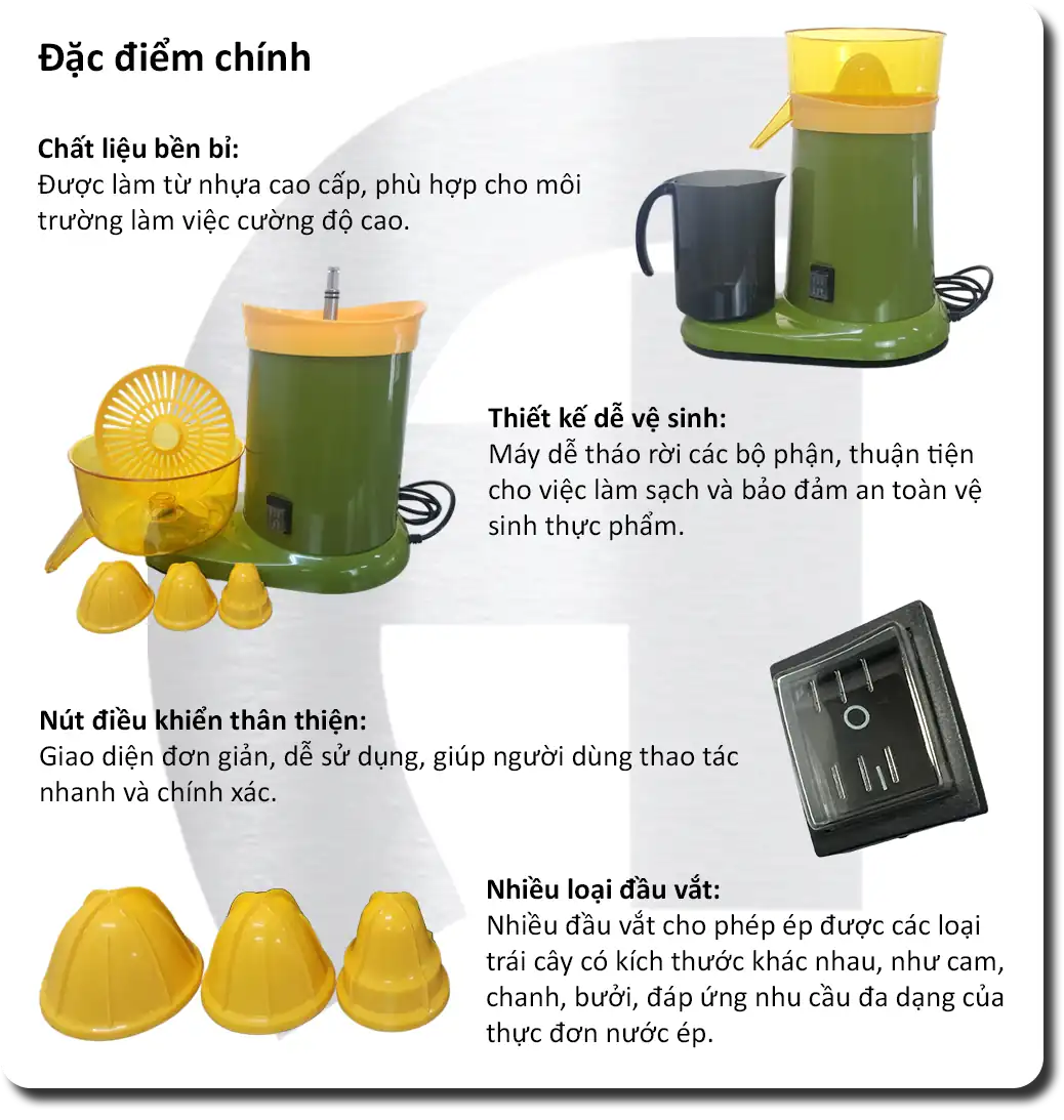 Máy ép cam chanh
