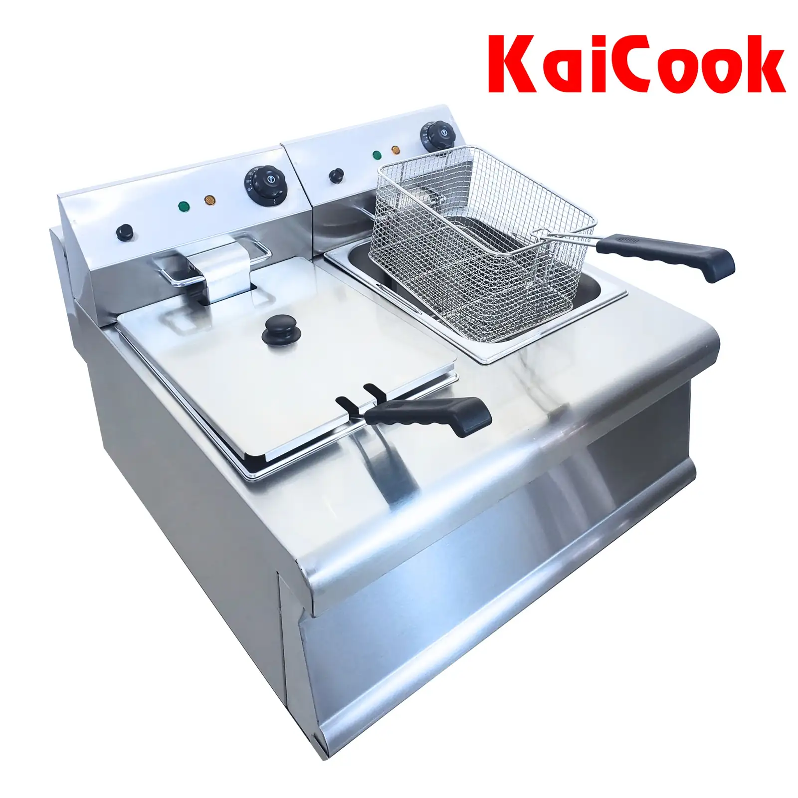 Bếp chiên nhúng đôi điện để bàn