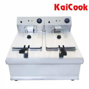 Bếp chiên nhúng đôi điện để bàn