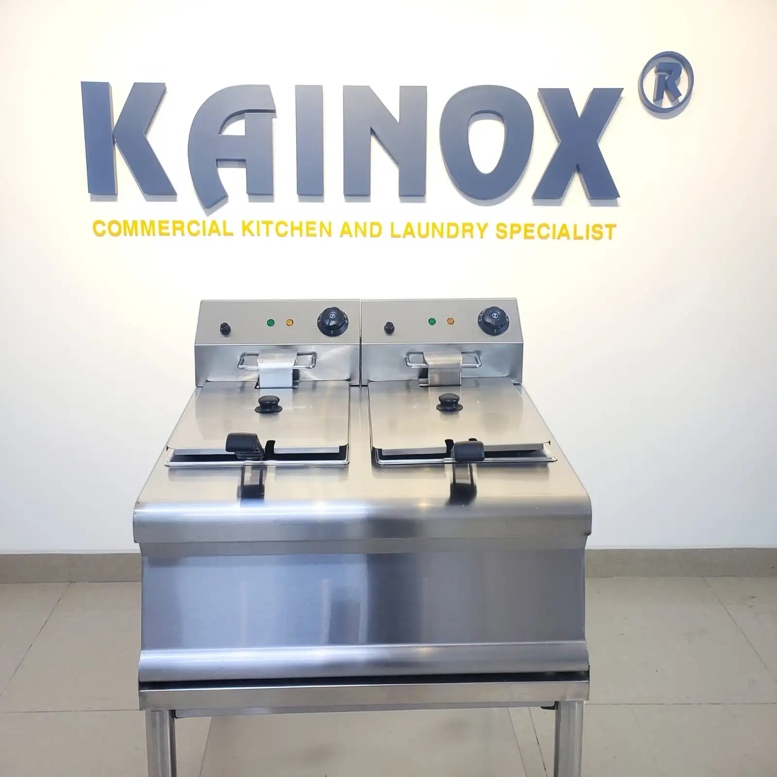 Bếp chiên nhúng đôi điện để bàn