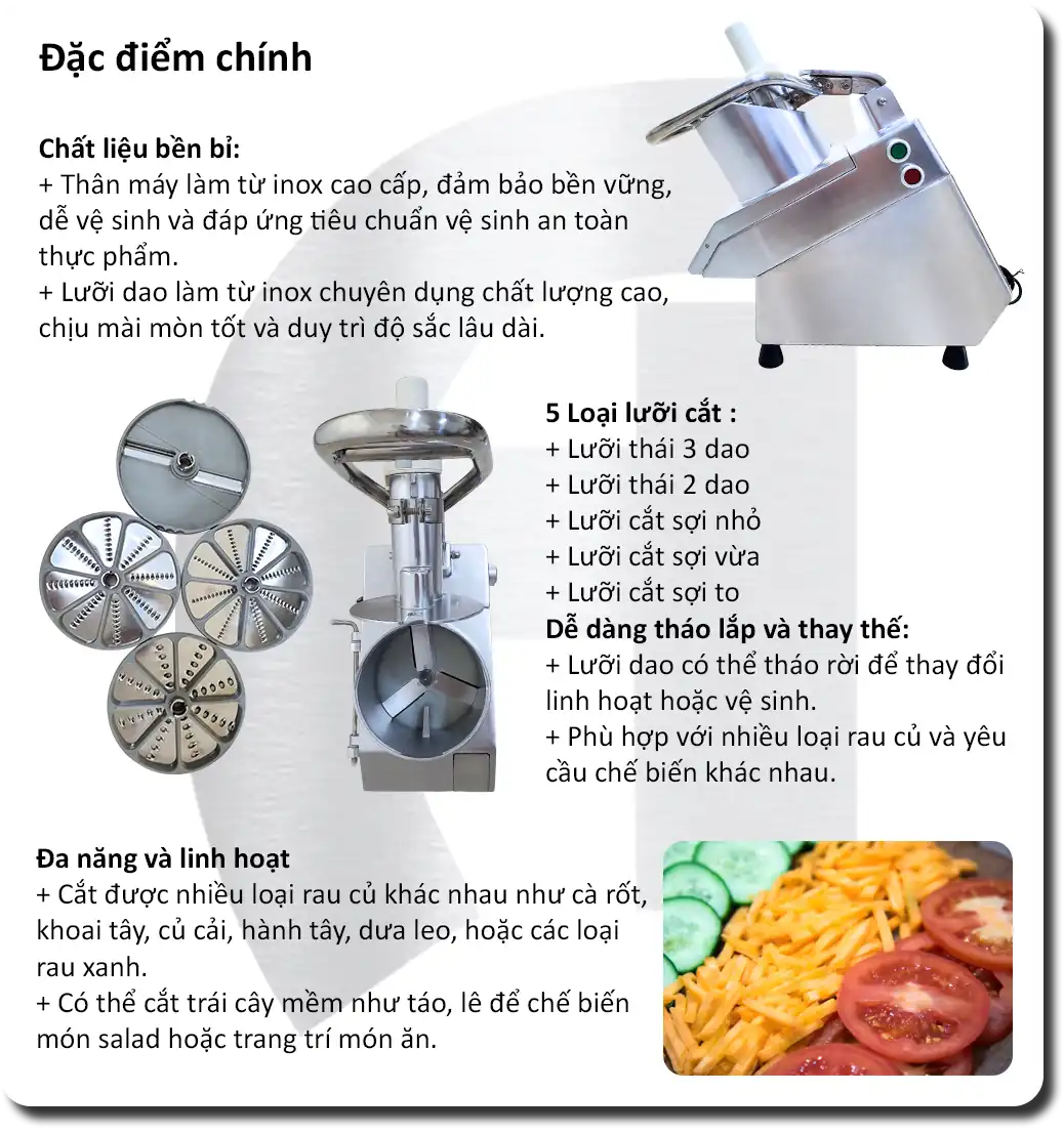 Máy Thái Rau Củ Quả KaiCook