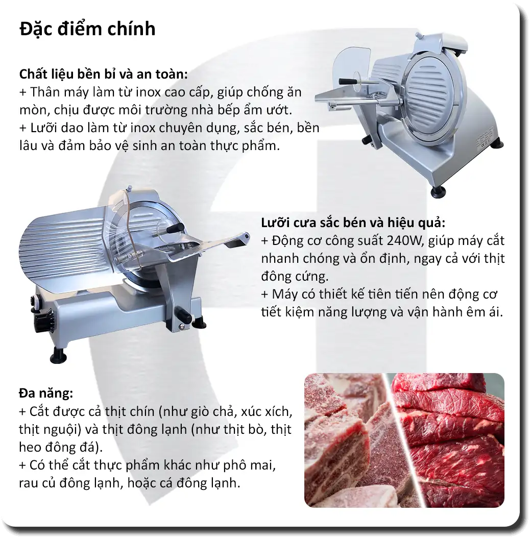 Máy Thái Thịt Tự Động KaiCook