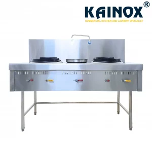 Bếp Á Hai Họng Áp Cao Một Bầu Nước Kèm Vòi Nước