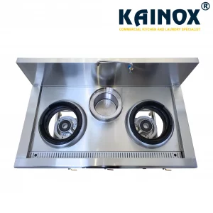 Bếp Á Hai Họng Áp Cao Một Bầu Nước Kèm Vòi Nước