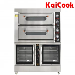 Lò Nướng 2 Tầng 4 Khay có Tủ Ủ Bột