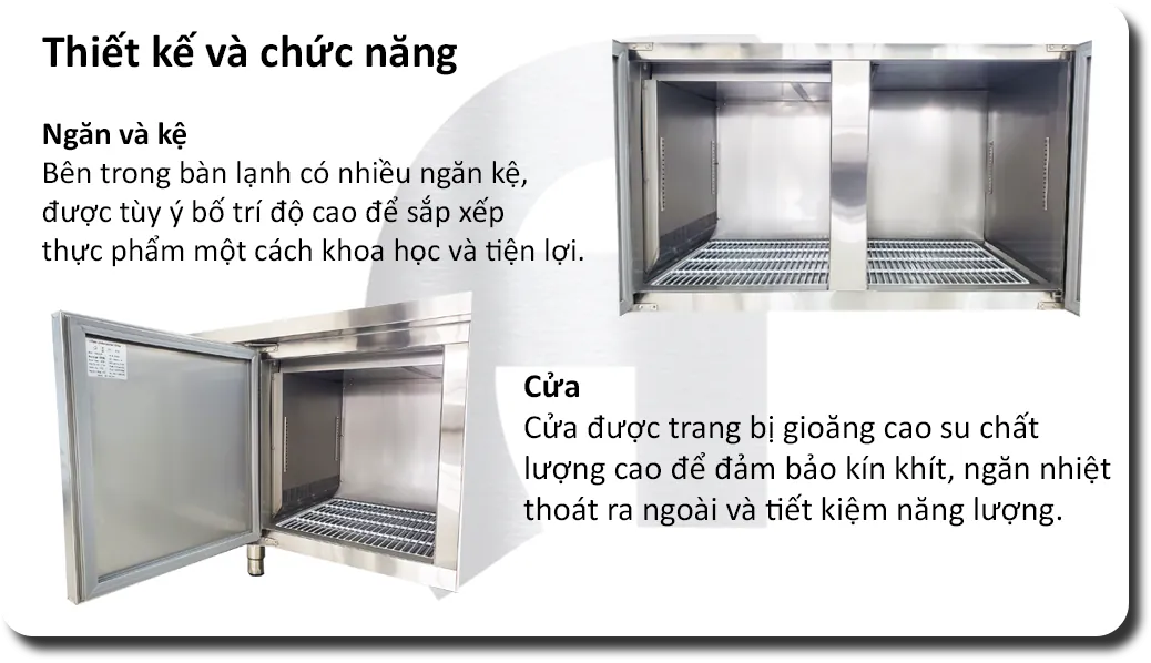 Bàn Mát 3 cánh KaiFridge 1m8