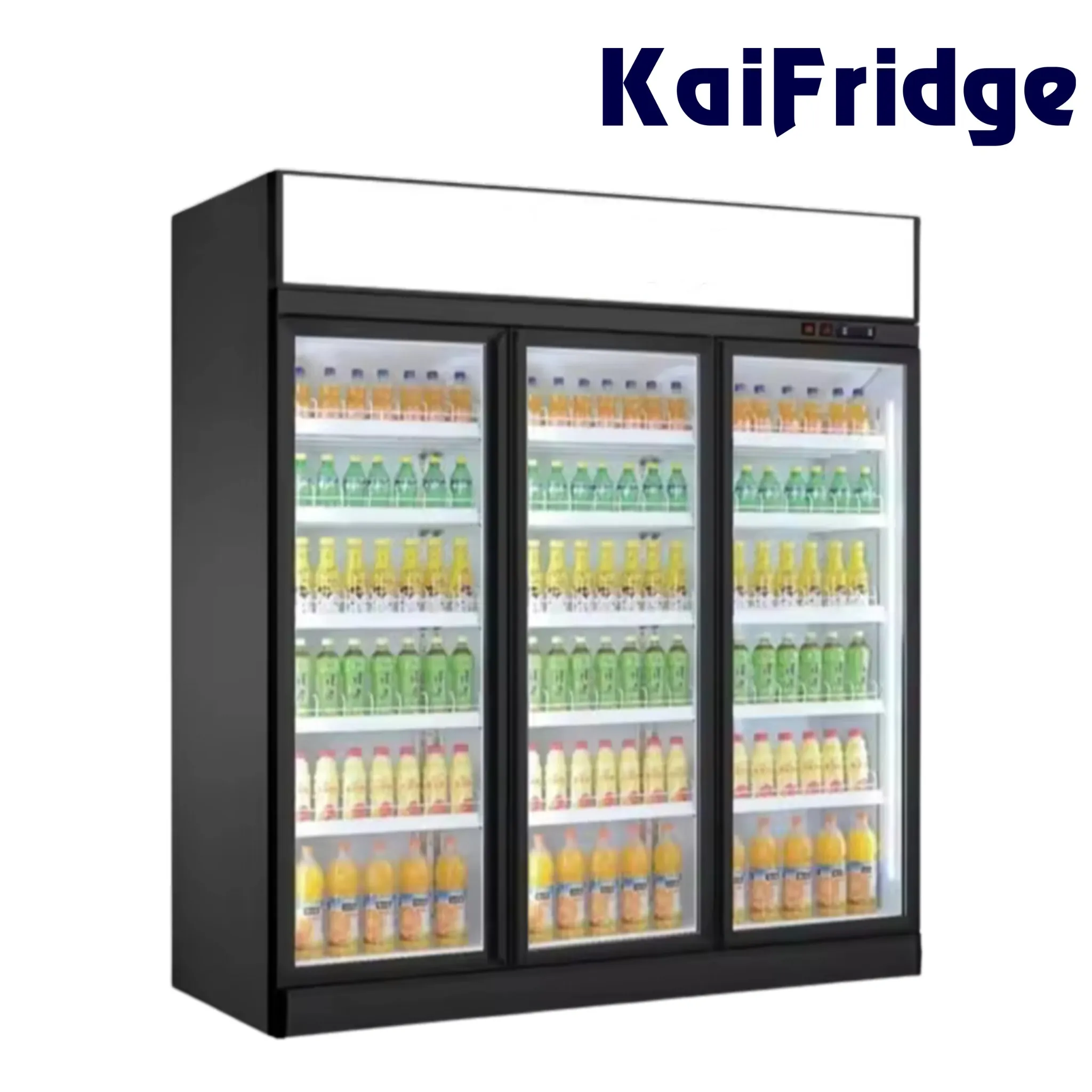 Tủ Đông Trưng Bày Lốc Trên 3 Cánh Kính KaiFridge