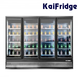 Tủ Đông Trưng Bày Lốc Dưới 4 Cánh Kính KaiFridge