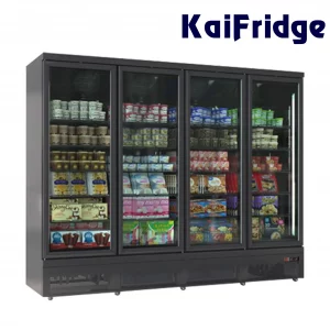 Tủ Đông Trưng Bày Lốc Dưới 4 Cánh Kính KaiFridge