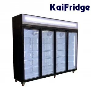 Tủ Đông Trưng Bày Lốc Trên 4 Cánh Kính KaiFridge
