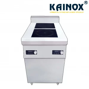 Bếp Âu 2 Họng Điện Từ 5kW có Tủ