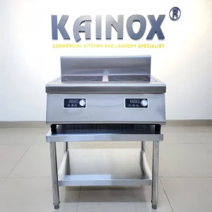 Bếp Âu 2 Họng Điện Từ 5kW (Ngang)