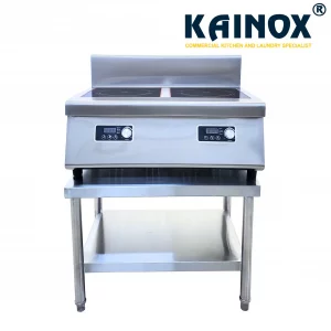 Bếp Âu 2 Họng Điện Từ 5kW (Ngang)