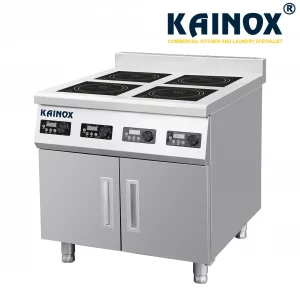 bếp âu 4 hong điện từ 5kw có tủ