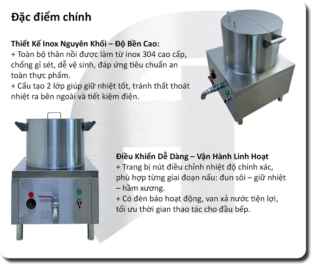 nồi phở đơn 30 lít