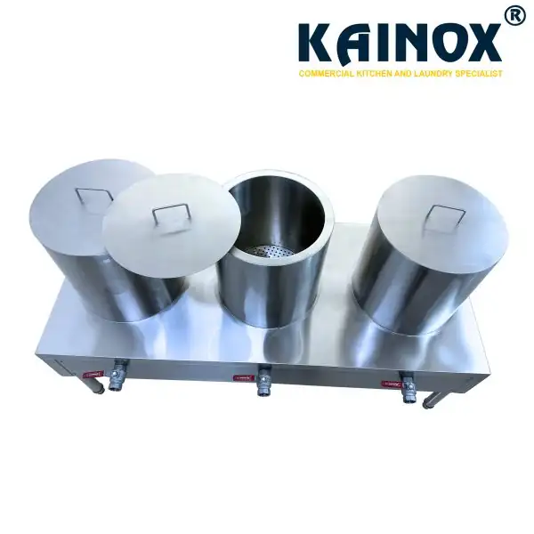 bếp nấu phở 3 nồi điện