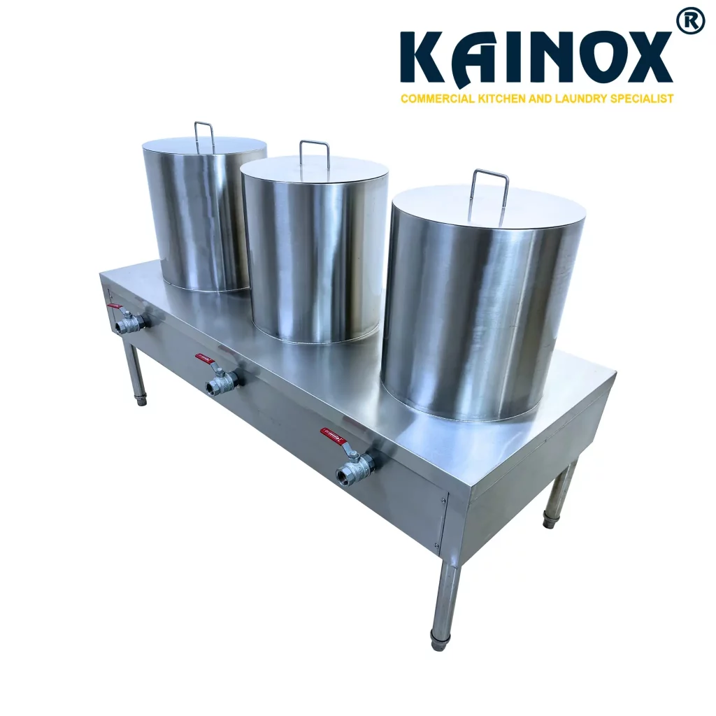 bếp nấu phở 3 nồi điện