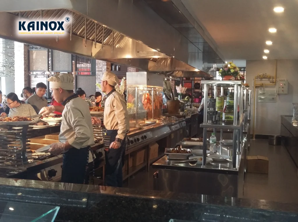 Lựa chọn thiết bị bếp cho nhà hàng buffet cùng KAINOX