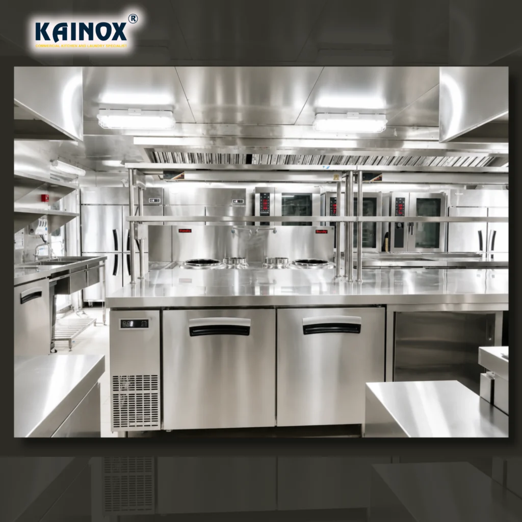 Bàn lạnh KaiFridge trong hệ thống vận hành bếp KAINOX