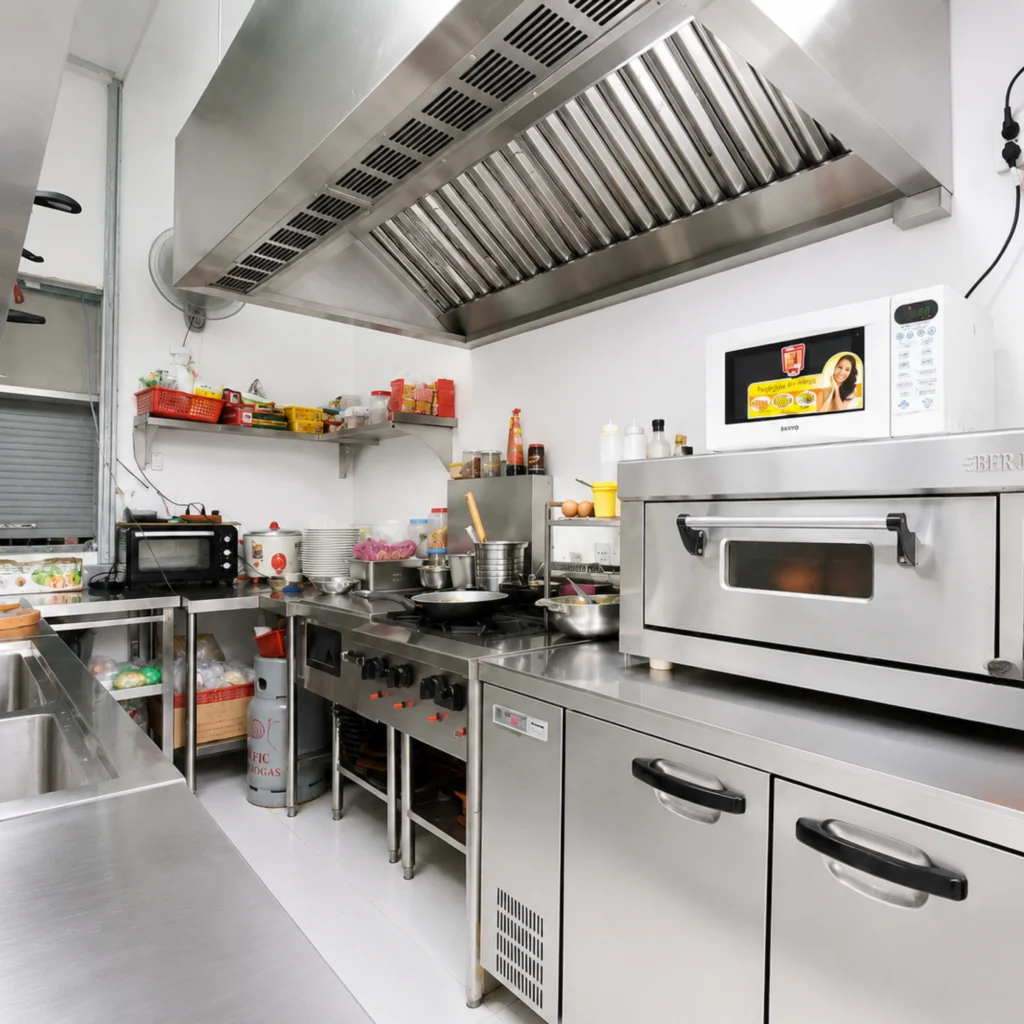 Chọn thiết bị bàn lạnh cho bếp sơ chế KaiFridge