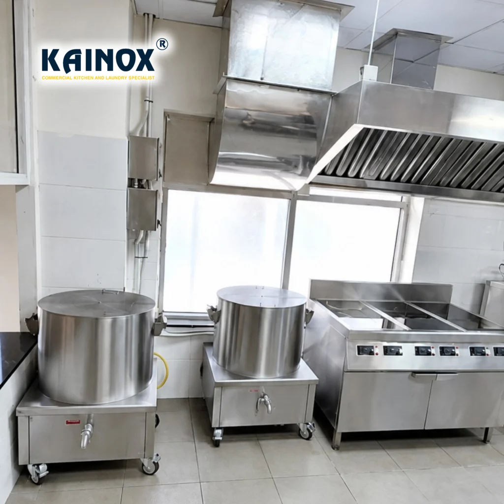 Chọn nồi phở điện 3 lớp và dẫn nhiệt bằng dầu