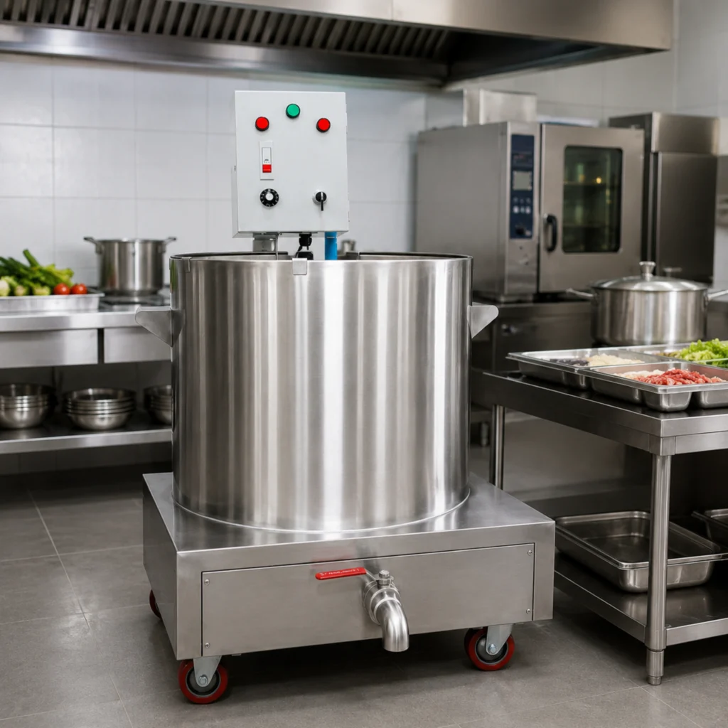 Nồi phở điện dẫn nhiệt bằng dầu
