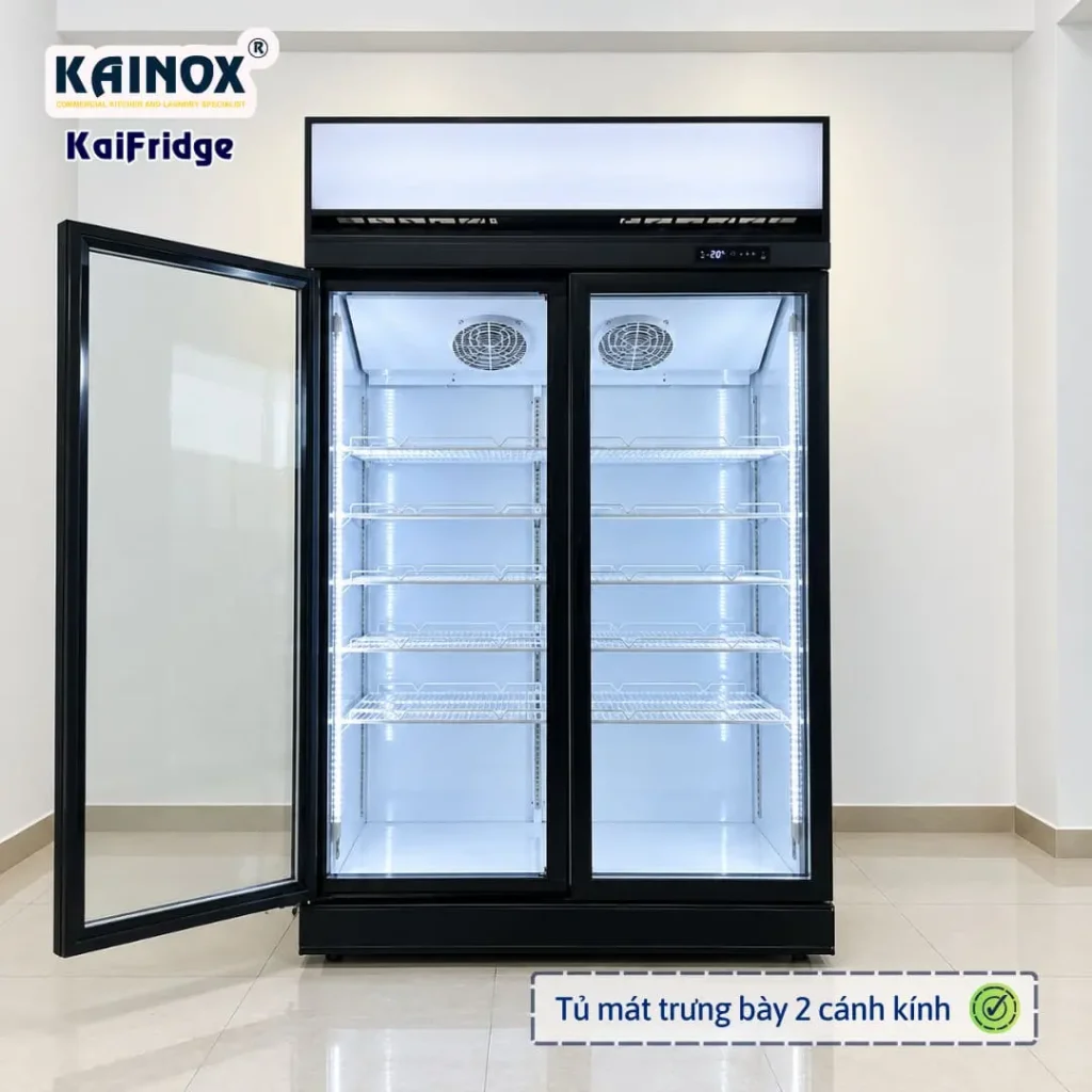 Tủ mát trưng bày tại showroom KAINOX