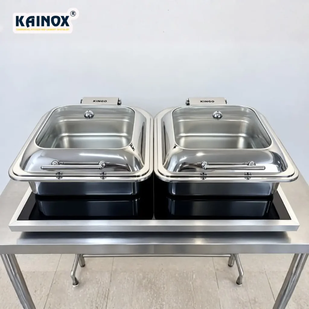 Bếp hâm âm quầy điện từ đôi KAINOX