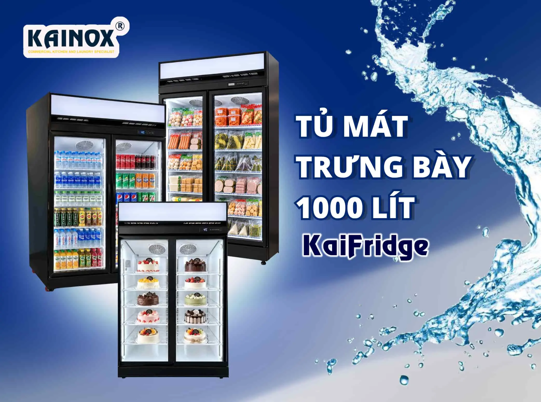 Tủ lạnh trưng bày lít KaiFridge