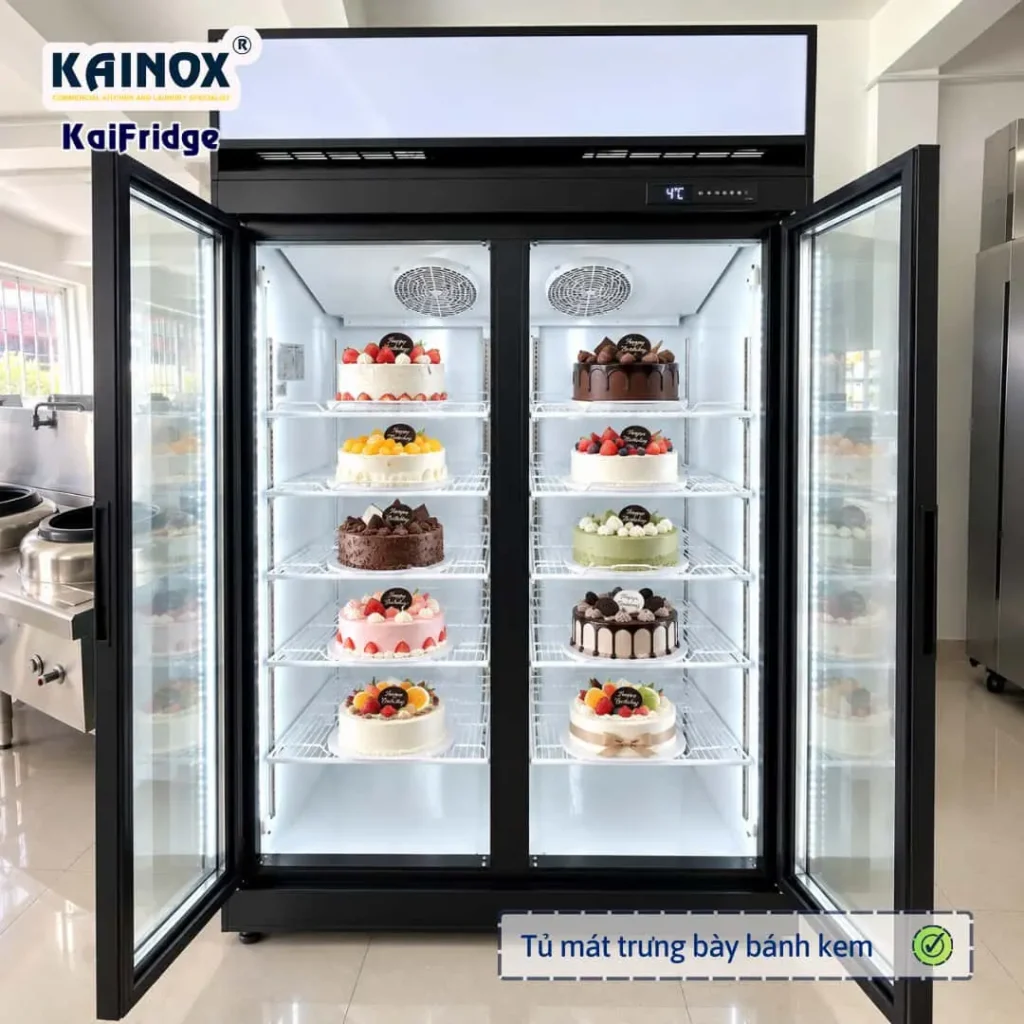 Tủ lạnh trưng bày bánh kem KaiFridge