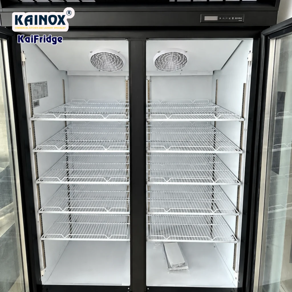 Tủ mát trưng bày 5 tầng 2 cửa kính KaiFridge