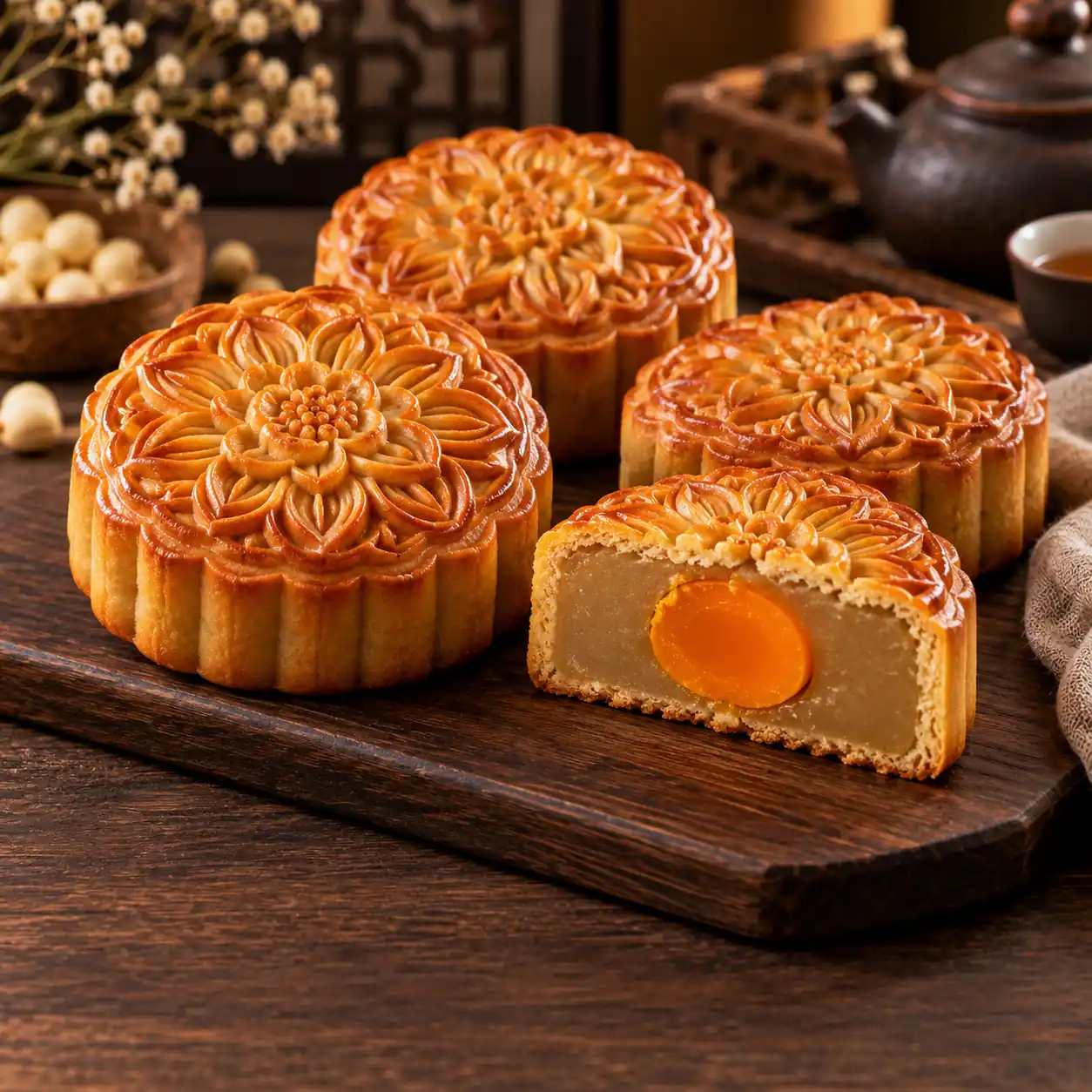 Bánh trung thu – gợi ý món nướng