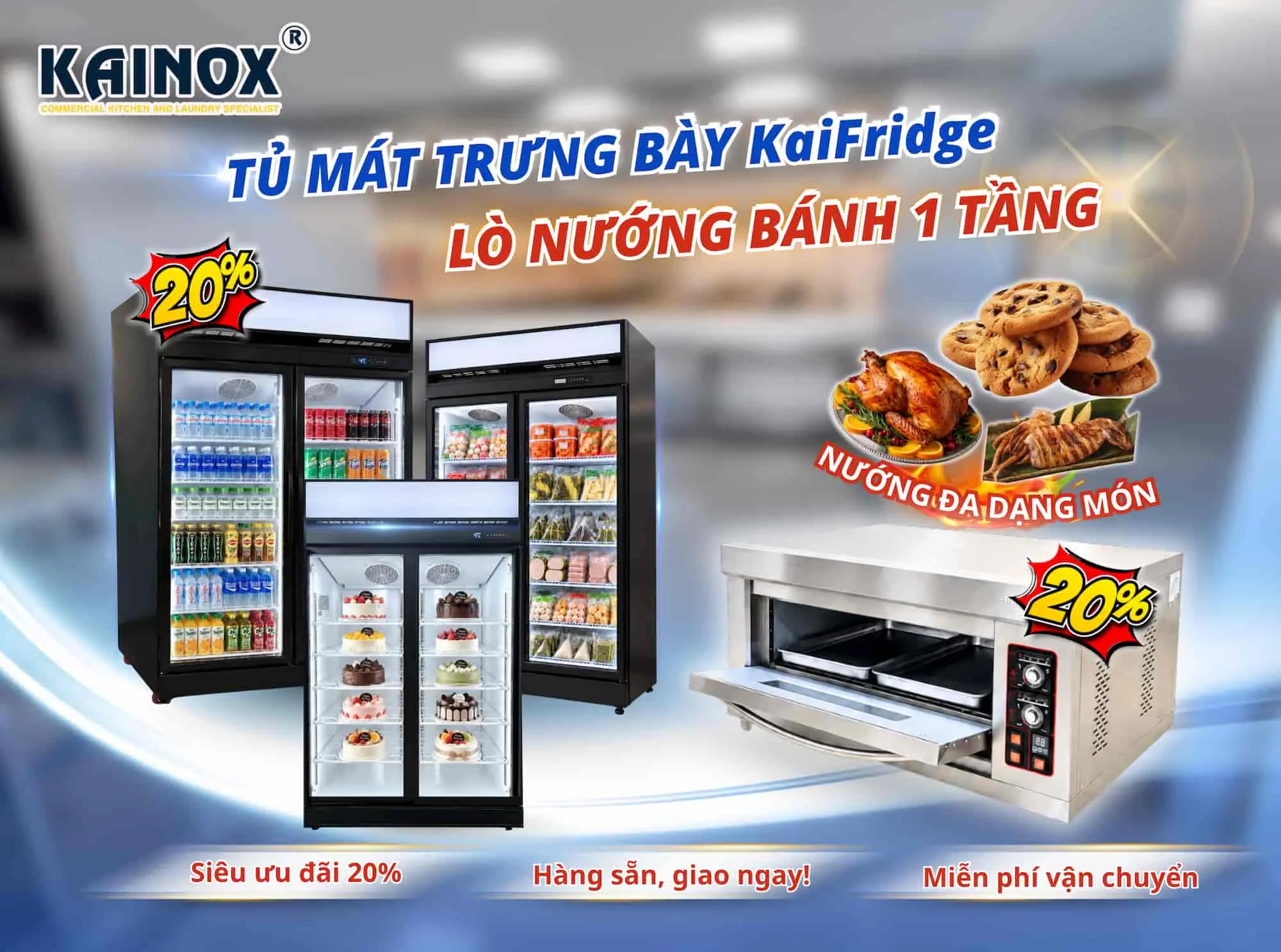 Khuyến mại thiết bị bếp khi mua hàng tại KAINOX
