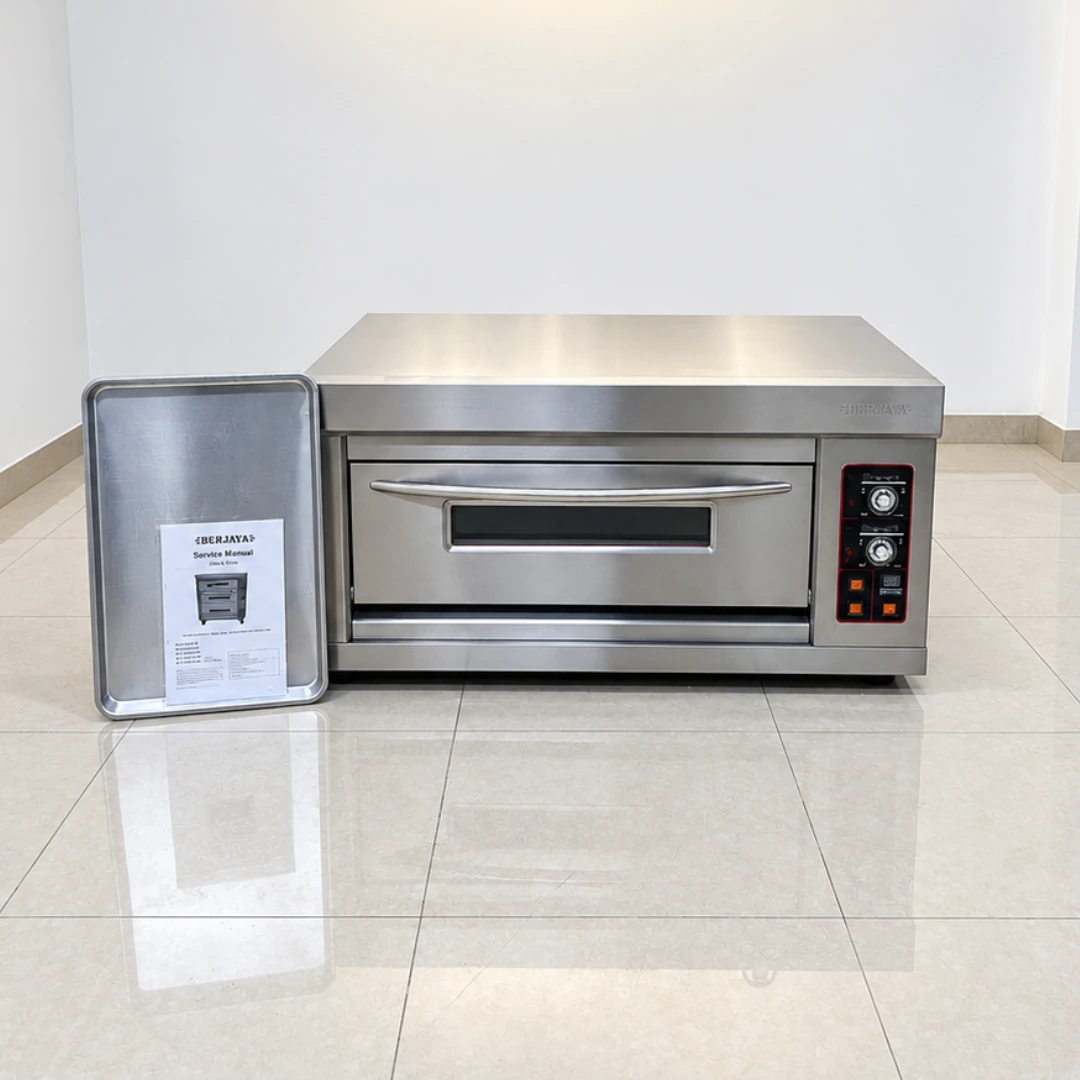 Lò nướng Berjaya thực tế tại showroom KAINOX
