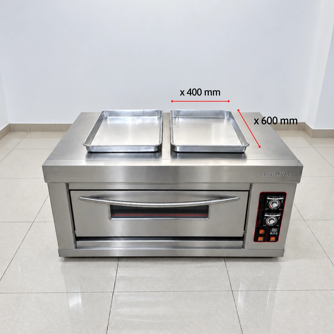 Minh họa kích thước khay lò nướng Berjaya